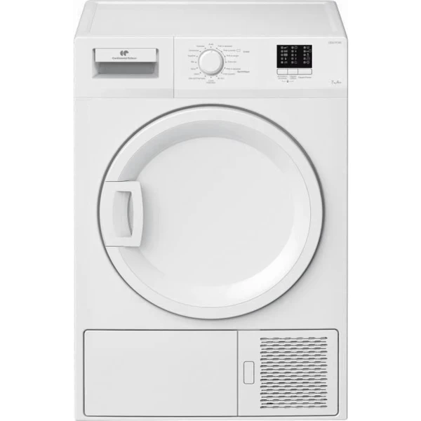 CONTINENTAL EDISON CESL7PCW2 warmtepompdroger - 7kg - Breedte 59,7 cm - Klasse A + - Wit