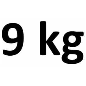 Vulgewicht 9 kg