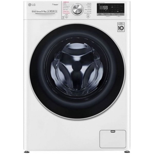 LG F4DV5009S0W - droog/wasmachine - 6/9kg - wit - 1400rpm + 1 jaar garantie